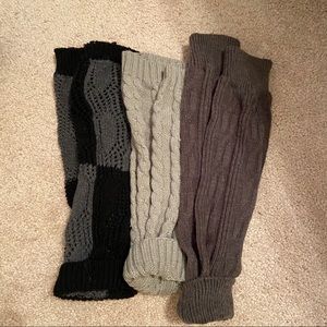Assorted leg warmers